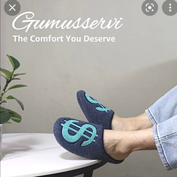 GUMUSSERVI Men's Moccasin Slipper with Comfort Memory Foam - Picture 6 of 6